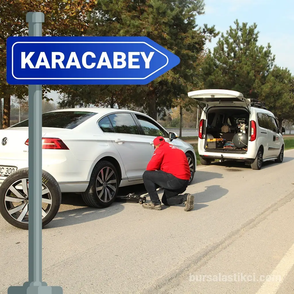 Karacabey’de Her Noktaya Ulaşan Mobil Lastik Servisi