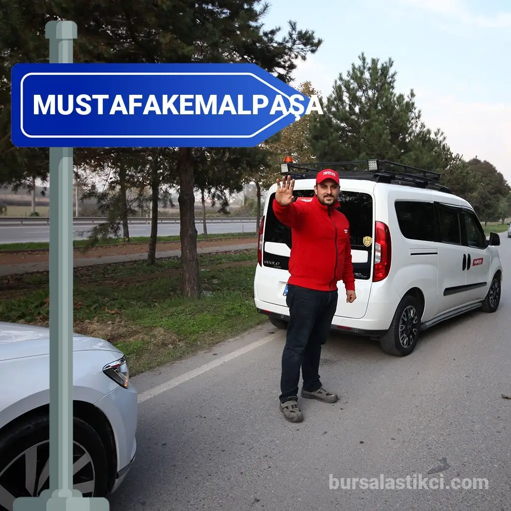 Mustafakemalpaşa’da Her Noktaya Ulaşan Mobil Lastik Servisi