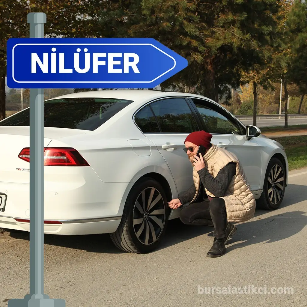Nilüfer’de Her Noktaya Ulaşan Mobil Lastik Servisi